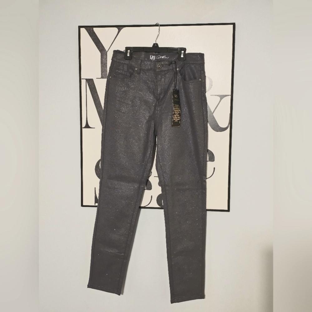 DG2 gray/blue glitter women's pants